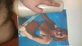 Play Cute ginevra gets my semen after i imagine to fuck her in the pussy - cum tribute with sex toy