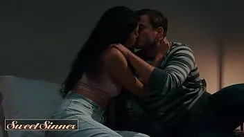 play (nathan) throat-fucks his ex-gf (harley haze's) mouth before he stretches her pussy with his huge cock - sweet sinner