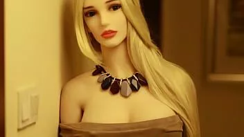 Reproduzir Boneca sexual tebux loira madura para uma rápida creampie anal
