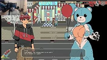 play Демонстрационное прохождение Spookymilklife, часть 2 — плюшевый мишка и спортзал.