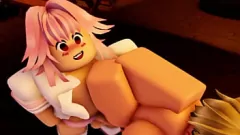 再生 Futanari AstolfoとSaberのAnimated Hentai Robloxでのアニメーションのエンカウンター